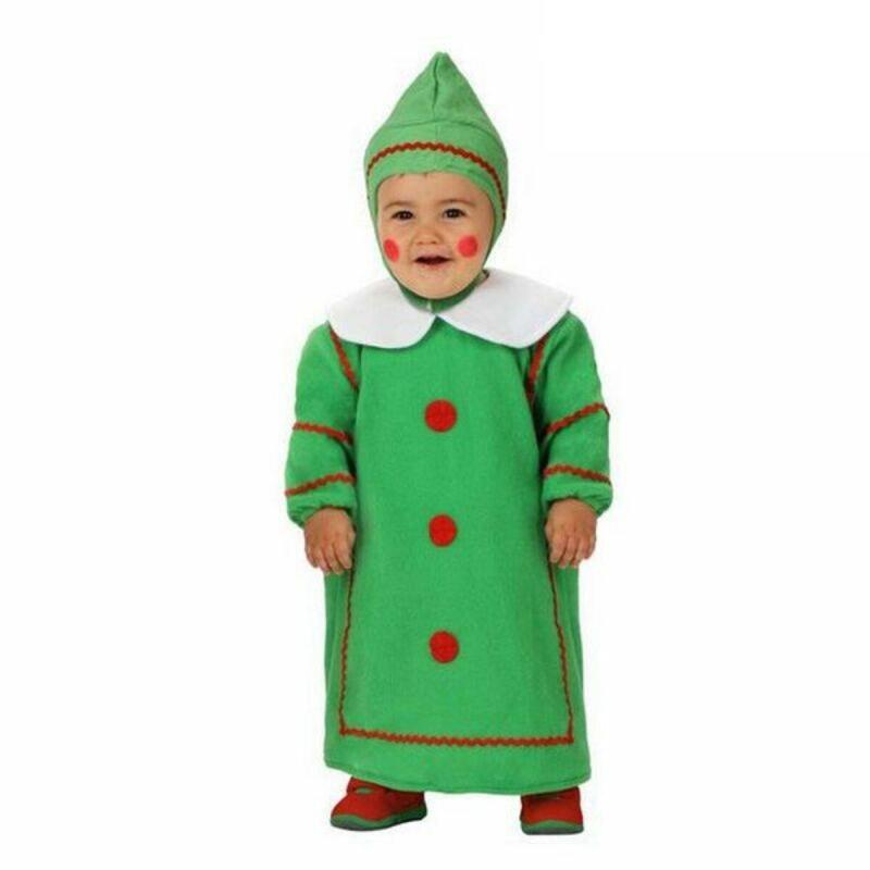 Grøn Julekostume til Babyer - Fantastisk Festtilbud!