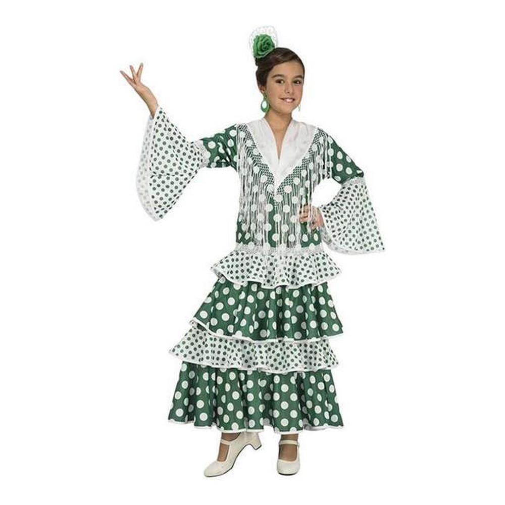 Kostume Til Børn Feria Grøn Flamenco Danser 10 12 år fra My Other Me
