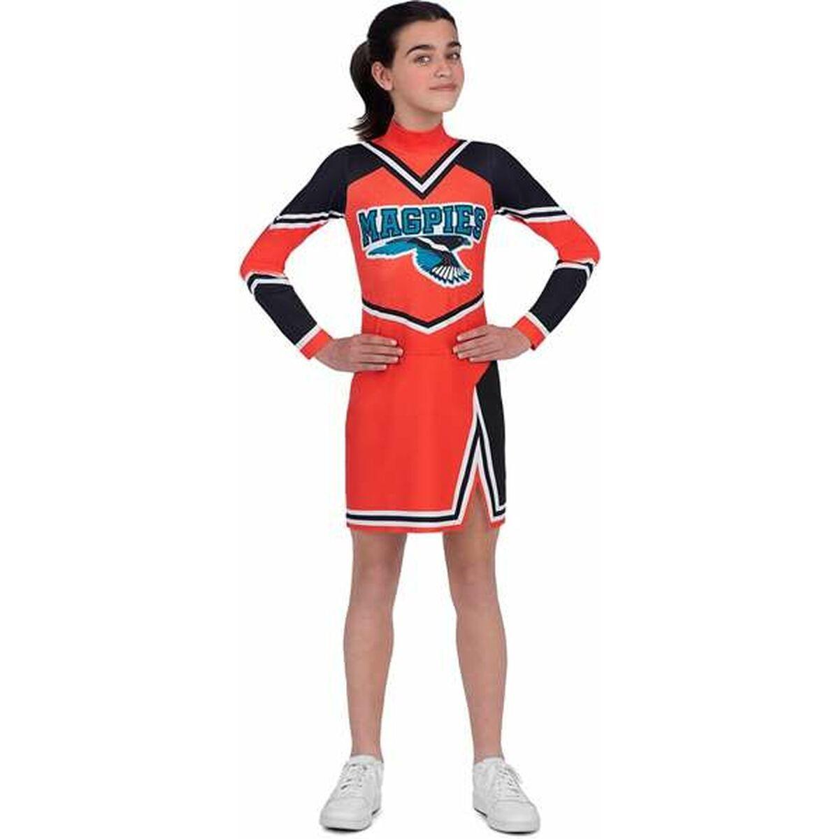 Kostume Til Børn Cheerleader Orange 5 6 år fra My Other Me