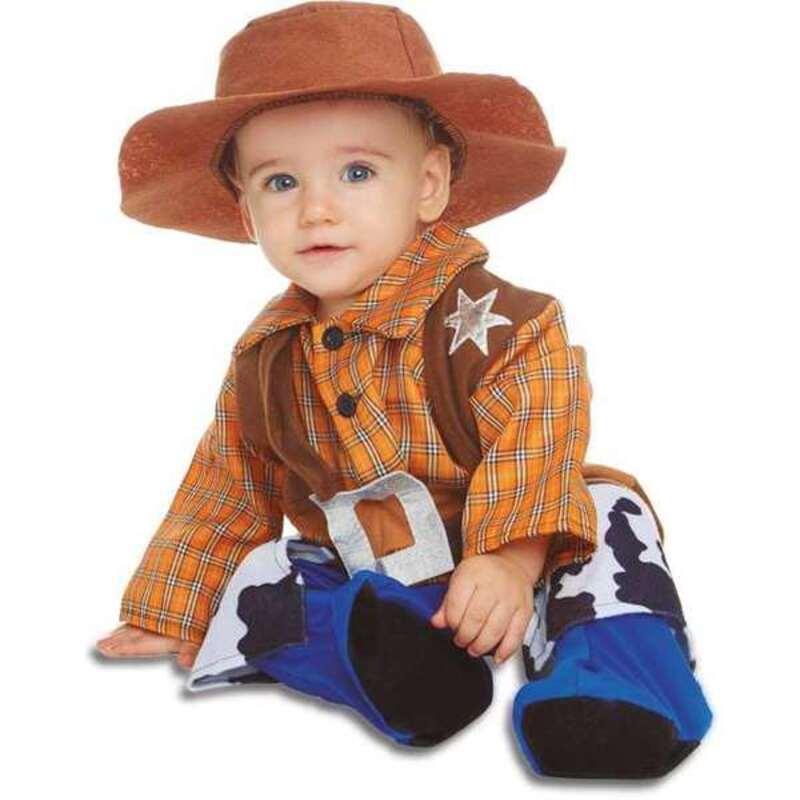 Kostume Til Babyer Billy Cowboy Mand 7 12 Måneder Blå fra Boligcenter