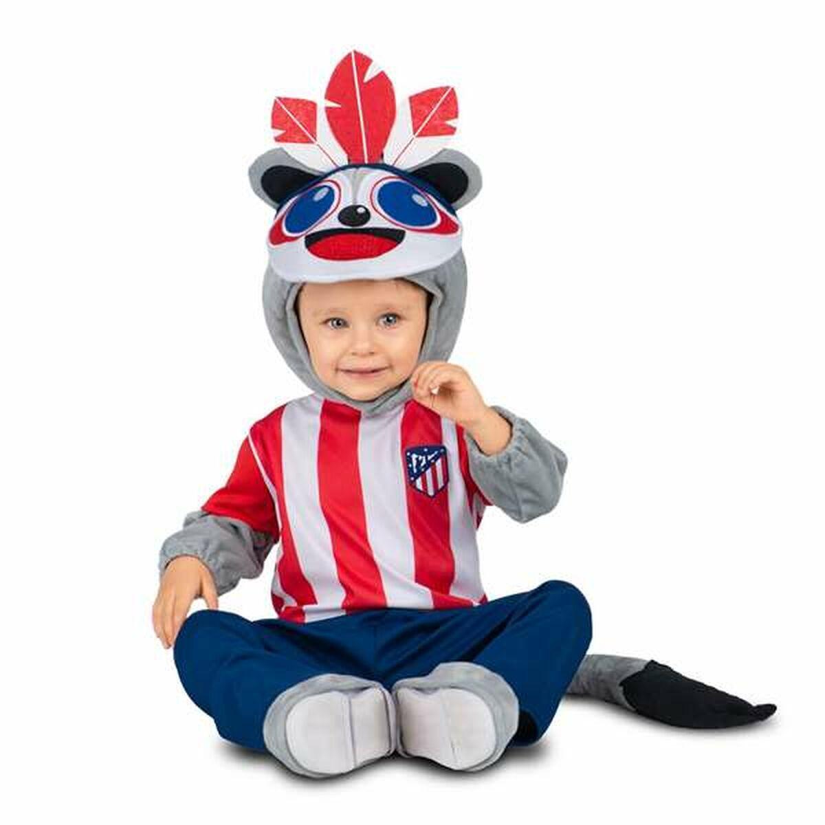 Kostume Til Babyer   Rød Amerikansk Indisk 5 Dele 7 12 Måneder fra Atlético Madrid