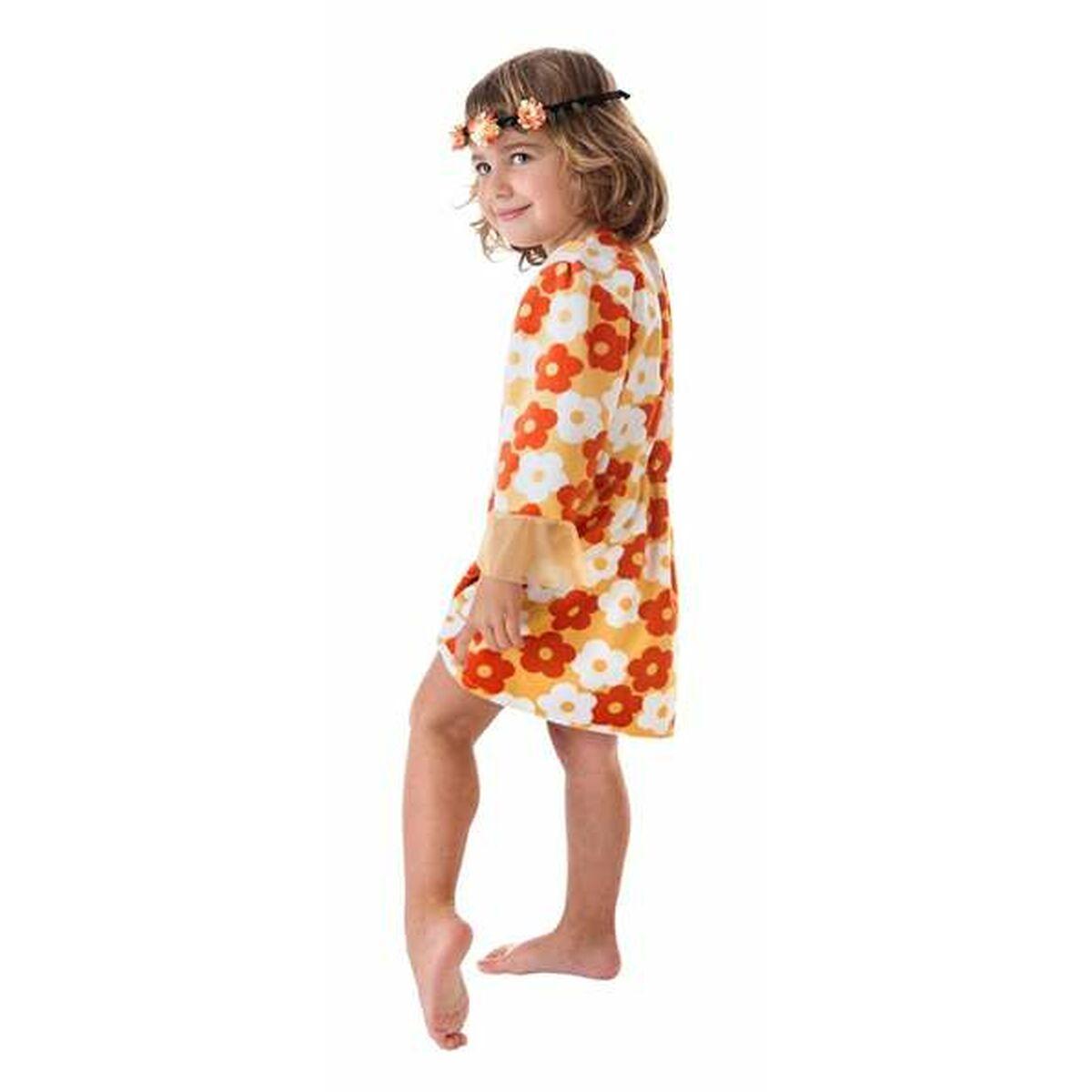 Kostume Til Børn Cvetlice Hippie Orange 11 13 år fra Boligcenter