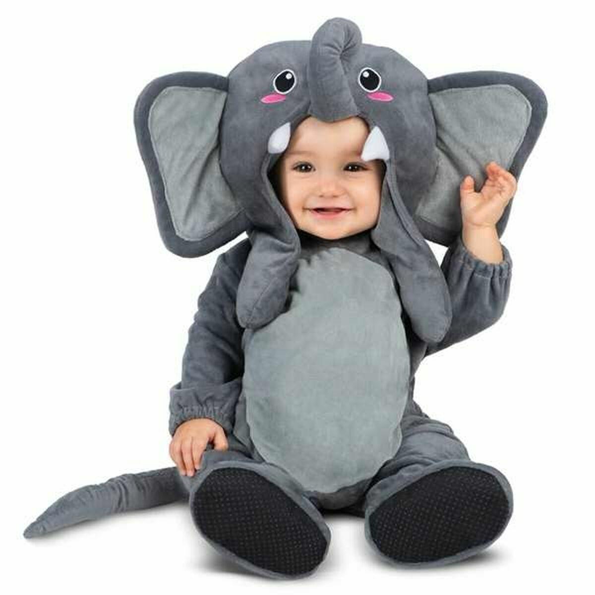 Kostume Til Babyer Elefant Grå 7 12 Måneder fra My Other Me