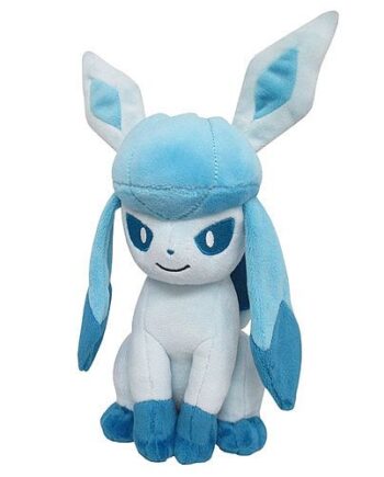 Pokemon Glaceon Sitting Plush Bamse 20cm
