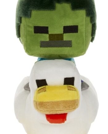 Minecraft Chicken Jockey Deluxe Plush Figure 20cm
